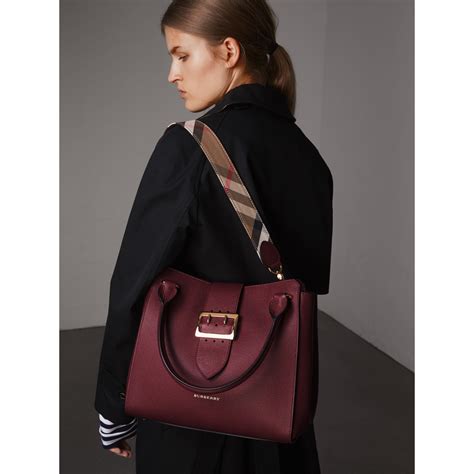 burberry the medium buckle tote|Burberry haymarket tote medium.